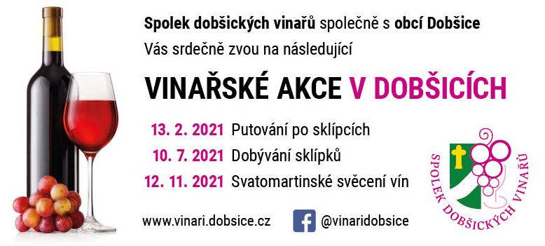 Vinařské akce 2021 Spolku dobšických vinařů